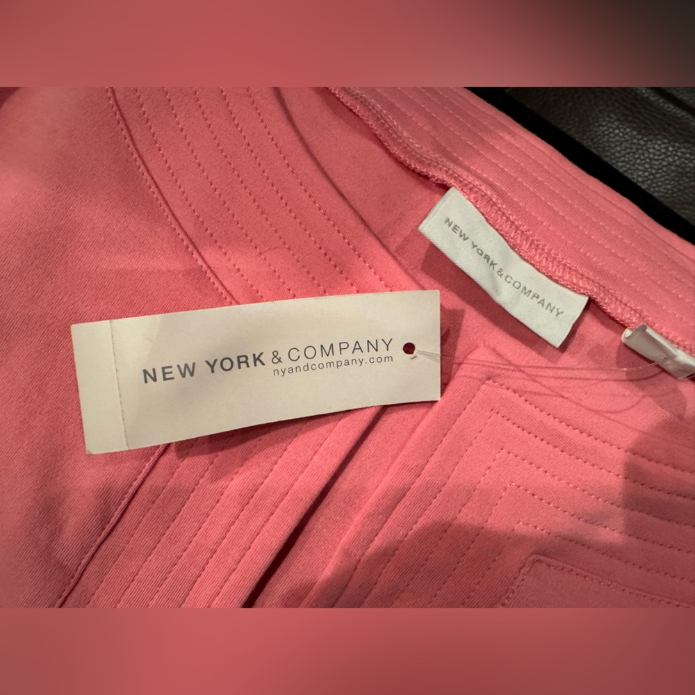 New York & Company Pink Sleeveless Dress Pullover Mini Cotton Size L :NWT - Picture 12 of 12